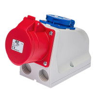 Розетка комбінована IDE SCHUKO 2P+E/3P+N+E 16A 200/346–240/415V IP44