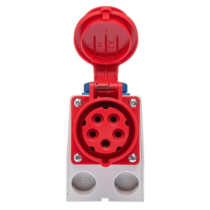 Розетка комбінована IDE SCHUKO 2P+E/3P+N+E 16A 200/346–240/415V IP44