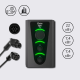 Зарядна станція 3-портова Smart Wall 22+7,4+7,4 кВт розетка Type 2 + роз'єм Тype 1 + Тype 2 з кабелем 5м SW336-S22-C1-C2 Octa Energy