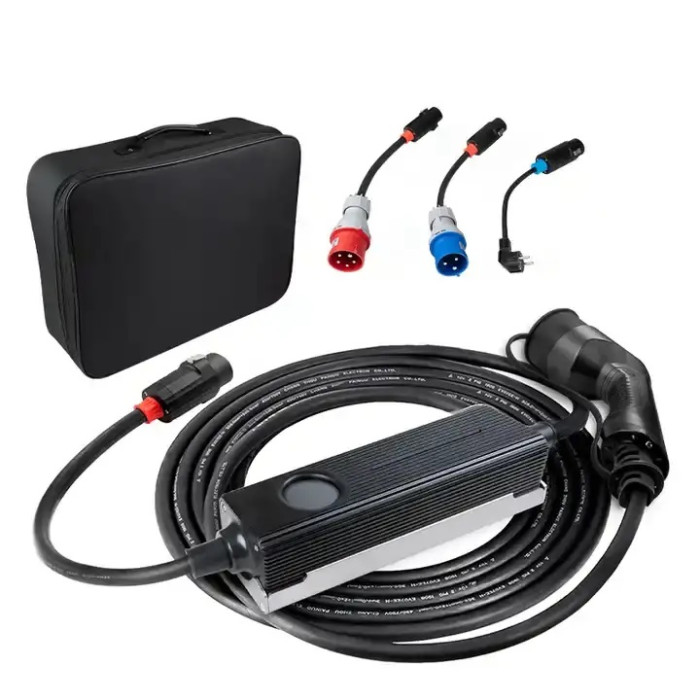 Зарядна станція BS-PCD050 Besen 230/400В 16 кВт роз'єм Type 2 з екраном + адаптерами  +APP