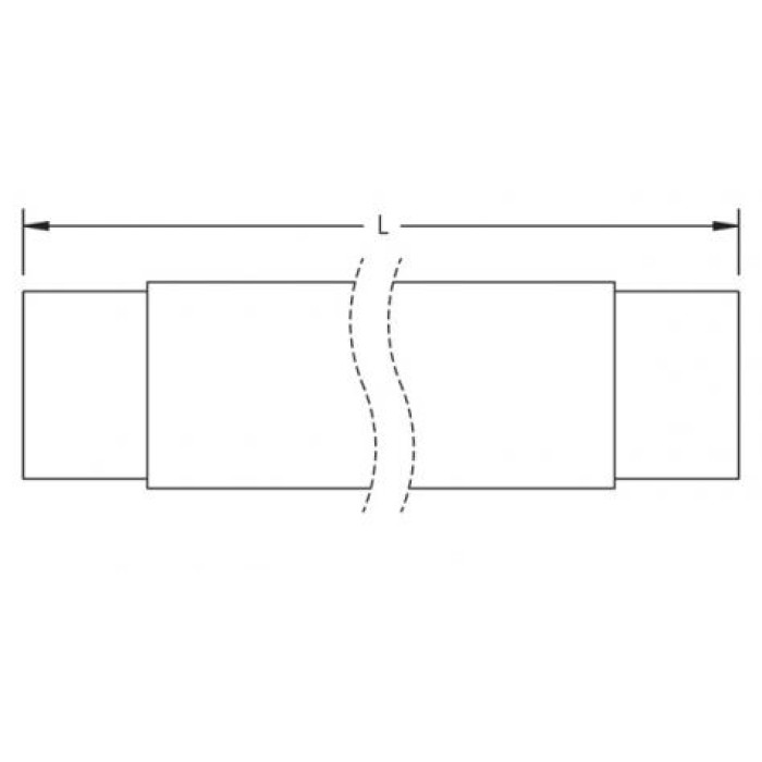 Шина мідна гнучка в ізоляції Vector VS WAVE 50×10х1 L2m 1245A