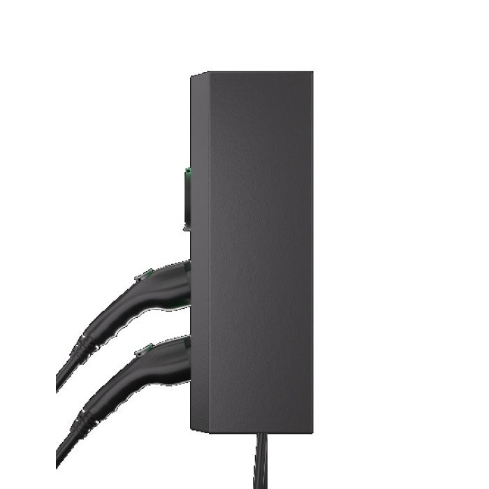 Зарядна станція 3-портова Smart Wall 7,4+7,4+22 кВт розетка Type 2 + роз'єм Тype 1 + роз'єм Тype 2 з кабелем 5м SW336-S-C1-C22 Octa Energy