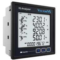 Аналізатор мережі Vector VS IQ RS485 USB 8Mb 2 прог. вих. cl 0,2S 3Ph