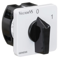 Кулачковий перемикач Vector VS GC 40A 1P схема 90 (0-1)