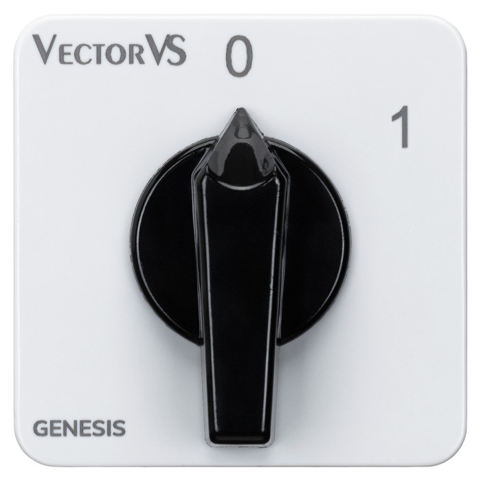 Кулачковий перемикач Vector VS GC 40A 2P схема 91 (0-1)