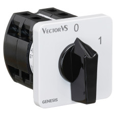 Кулачковий перемикач Vector VS GC 40A 3P схема 10 (0-1)