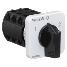 Кулачковий перемикач Vector VS GC 16A 3P схема 53 (1-0-2)