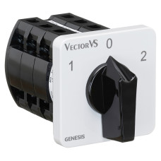 Кулачковий перемикач Vector VS GC 40A 3P схема 53 (1-0-2)