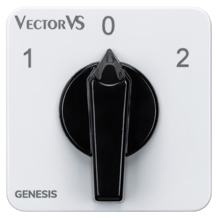 Кулачковий перемикач Vector VS GC 63A 3P схема 53 (1-0-2)