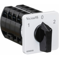 Кулачковий перемикач Vector VS GC 40A 4P схема 75 (1-0-2)