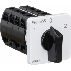 Кулачковий перемикач Vector VS GC 40A 4P схема 75 (1-0-2)