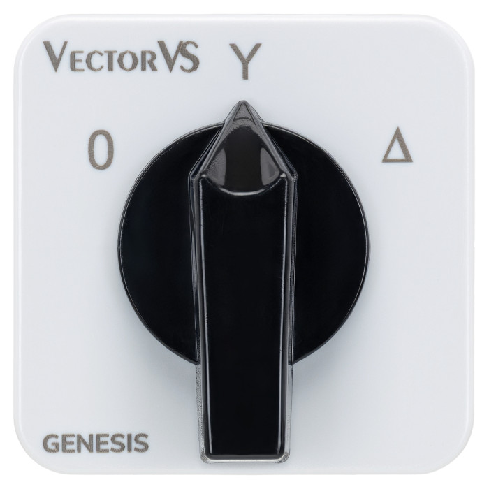 Кулачковий перемикач Vector VS GC 16A схема 12 (0-Y-Δ)