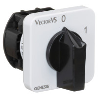 Кулачковий перемикач Vector VS GC 16A схема 66 (Лін. напр./Фаз. напр.)