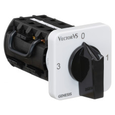 Кулачковий перемикач Vector VS GC 16A схема 98 (Фаз. струми через ТС)