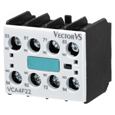 Додатковий контакт фронтальний Vector VS VCA NO+NC для VCN 9...70