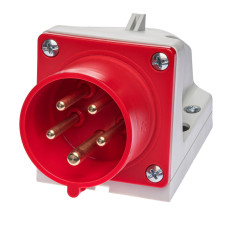 Настінна вилка IDE MUNDIAL 3P+N+E 16A 200/346–240/415V IP44