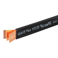 Гнучка мідна шина в ізоляції Vector VS WAVE PLUS 10x100x1, 1985A, L2000mm