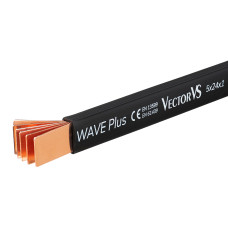 Гнучка мідна шина в ізоляції Vector VS WAVE PLUS 4x50x1, 727A, L2000mm