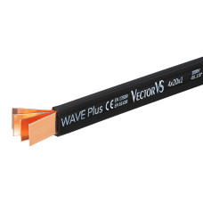 Гнучка мідна шина в ізоляції Vector VS WAVE PLUS 5x20x1, 420A, L2000mm