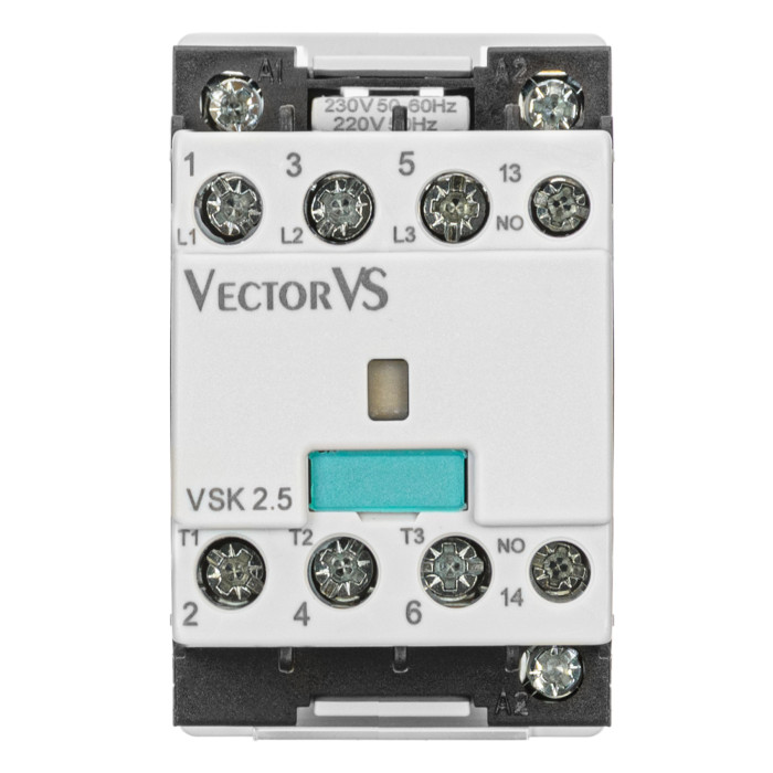 Контактор для комутації конденсаторів до 2,5 кВАр VSK 2.5 10 230V 50/60Hz