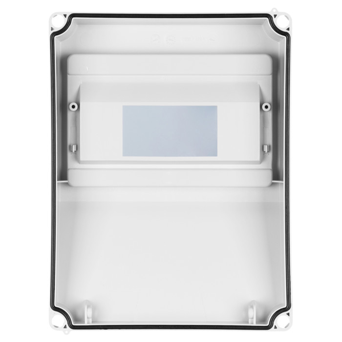 Настінний корпус для сил. розеток IDE PRYMA 1×9 MOD 284×222х122mm IP67 з шинами N+PE