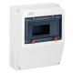 Настінний корпус для сил. розеток IDE PRYMA 1×9 MOD 284×222х122mm IP67 з шинами N+PE