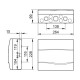 Корпус розподільчий IDE Combi, 1×12 модуля 228×264x99, IP40, з шинами N і PE