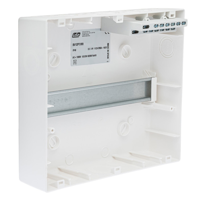 Корпус розподільчий IDE Combi, 1×12 модуля 228×264x99, IP40, з шинами N і PE