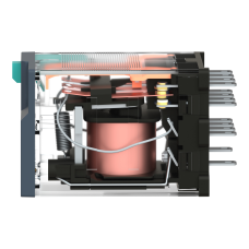 Реле мініатюрне Schneider Electric 4CO, світлодіод, =24V