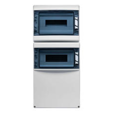 Настінний корпус для сил. розеток IDE STAR 2×12 MOD 688×310x147mm, IP65 з шинами N+PE