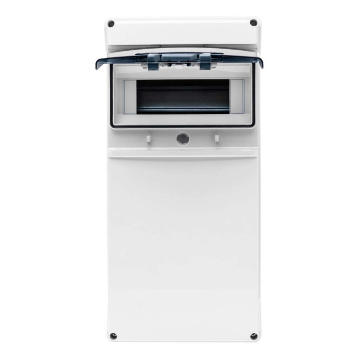 Настінний корпус для сил. розеток IDE STAR 1×9 MOD 436×210x137mm, IP65 з шинами N+PE