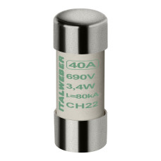 Запобіжник циліндричний Italweber CH22 40A aМ 22×58 690V