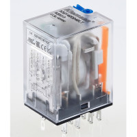 Проміжне реле KMY400024LTD 4PCO, 24V DC 5A, LED\Тест\Діод