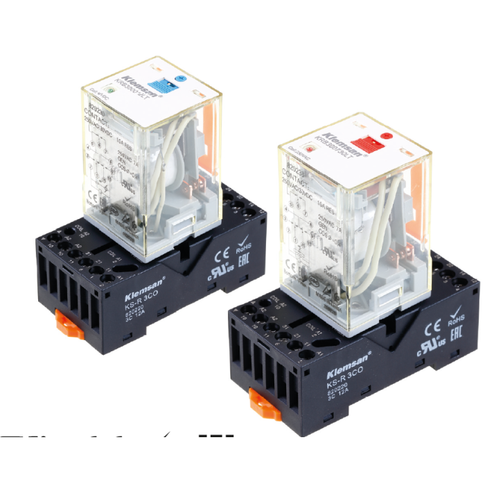 Силове проміжне реле KRB 3PCO 10A 110V DC LED\Тест