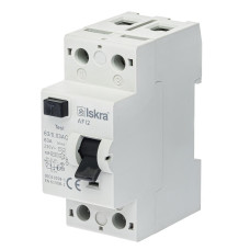 Пристрій захисного відключення ISKRA AFI2 63A 1P+N 0.03A