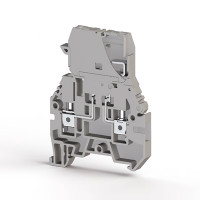 Клема Klemsan ASK 3 MLD 24V AC під запобіжник 4 мм сіра
