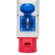 Розетка комбінована IDE SCHUKO 3P+N+E 32A 200/346–240/415V IP44
