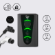Зарядна станція 3-портова Smart Wall 22+7,4+7,4 кВт розетка Type 2 + роз'єм Тype 1 + Тype GBT  із кабелем 5м SW336-С22-C1-GBT Octa Energy