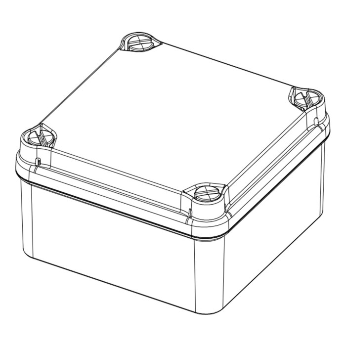 Клемна коробка IDE 113×113x68, IP65-IP67