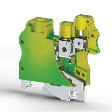 Клема Klemsan AVK 10 T RD 4 заземлення 10 мм жовто-зелена