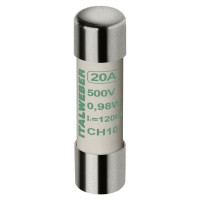 Запобіжник циліндричний Italweber CH10 20A aМ 10×38 500V