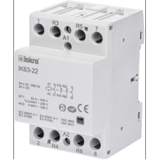 Модульний контактор ISKRA IKA 63A 230V AC 2NO+2NC