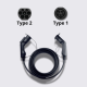 Кабель для заряджання 1Ф 32A 230В Type 2 - Type 1 Besen