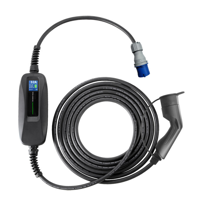 Зарядна станція BS-PCD040 Besen 10-16-24-32A 230В 7,4 кВт роз'єм Type 2 з кабелем 5 м
