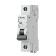 Модульний автоматичний вимикач ISKRA RI71 1P C20A 10kA