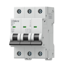 Модульний автоматичний вимикач ISKRA RI73 3P C16A 10kA