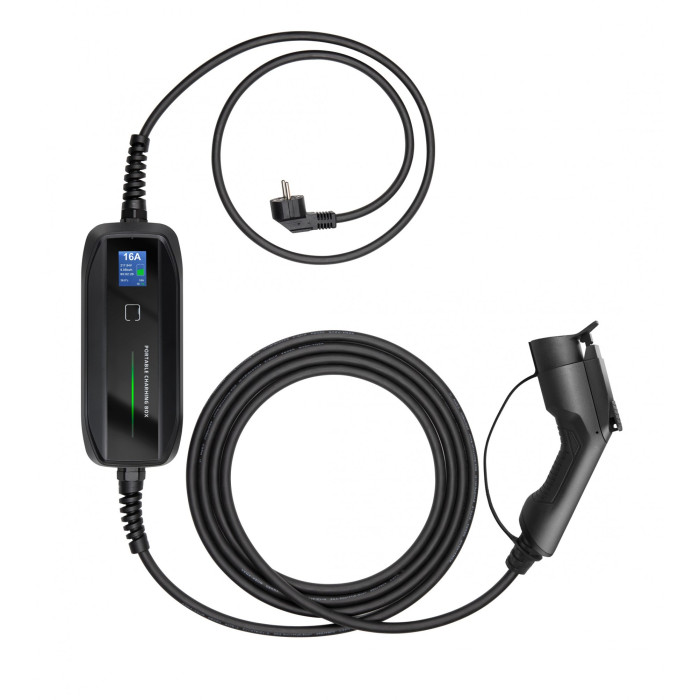 Зарядна станція BS-PCD030 Besen 10-16A 230В 3,6 кВт роз'єм Type 2 з екраном з кабелем 5 м