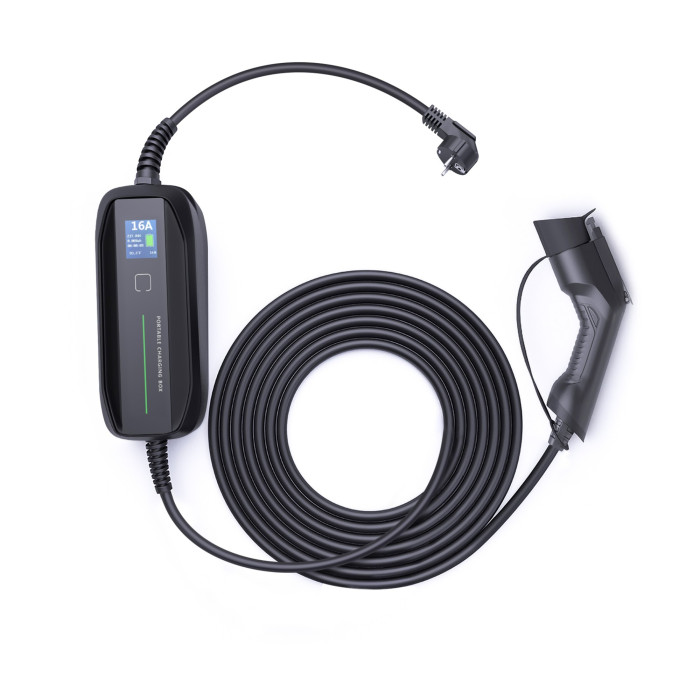 Зарядна станція BS-PCD030 Besen 10-16A 230В 3,6 кВт роз'єм Type 2 з екраном з кабелем 5 м