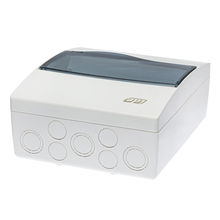 Корпус розподільчий IDE Combi, 1×8 модуля 228×191x99, IP40, з шинами N і PE