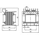 Трансформатор напруги FRER 6VA, 230/100V